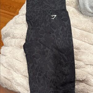 Black Patterned shorts